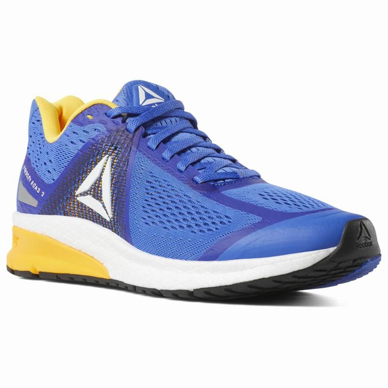 Adidasi Alergare Reebok Harmony Road 3 Barbati Albastri/Aurii/Albi Romania DU7956QO